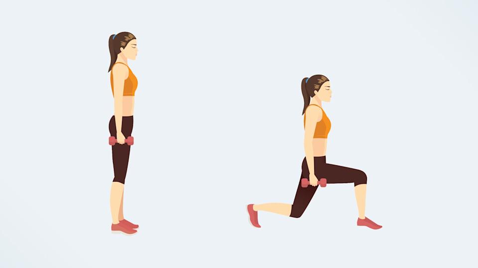 How to do a reverse lunge