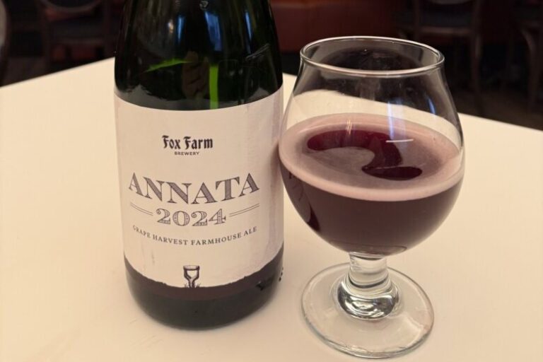 WTOP’s Beer of the Week: Fox Farm Annata 2024 Grape Harvest Farmhouse Ale