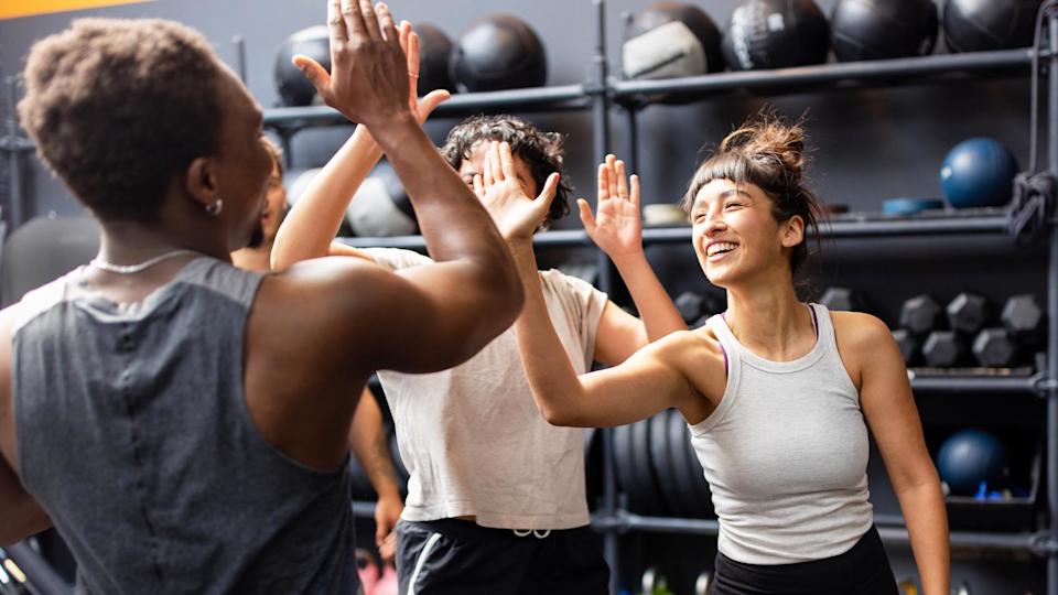  a group exercise class