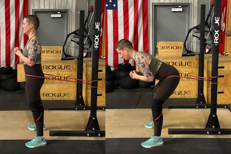 Glute Stretch Banded Good Morning