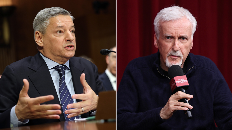 netflix co-ceo ted sarandos and james cameron