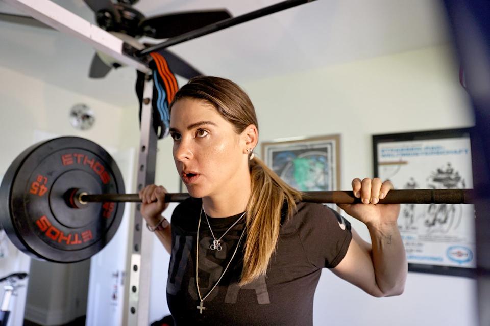 Federal health guides recommend that people get in two sessions of resistance training each week (Getty Images)