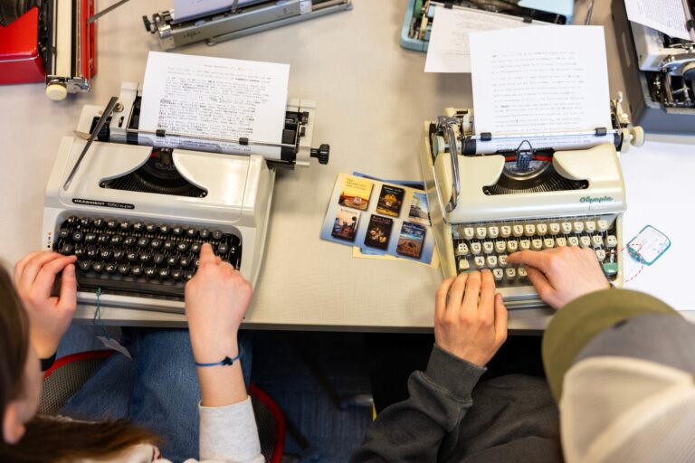 A college instructor turns to typewriters to curb AI-written work and teach life lessons