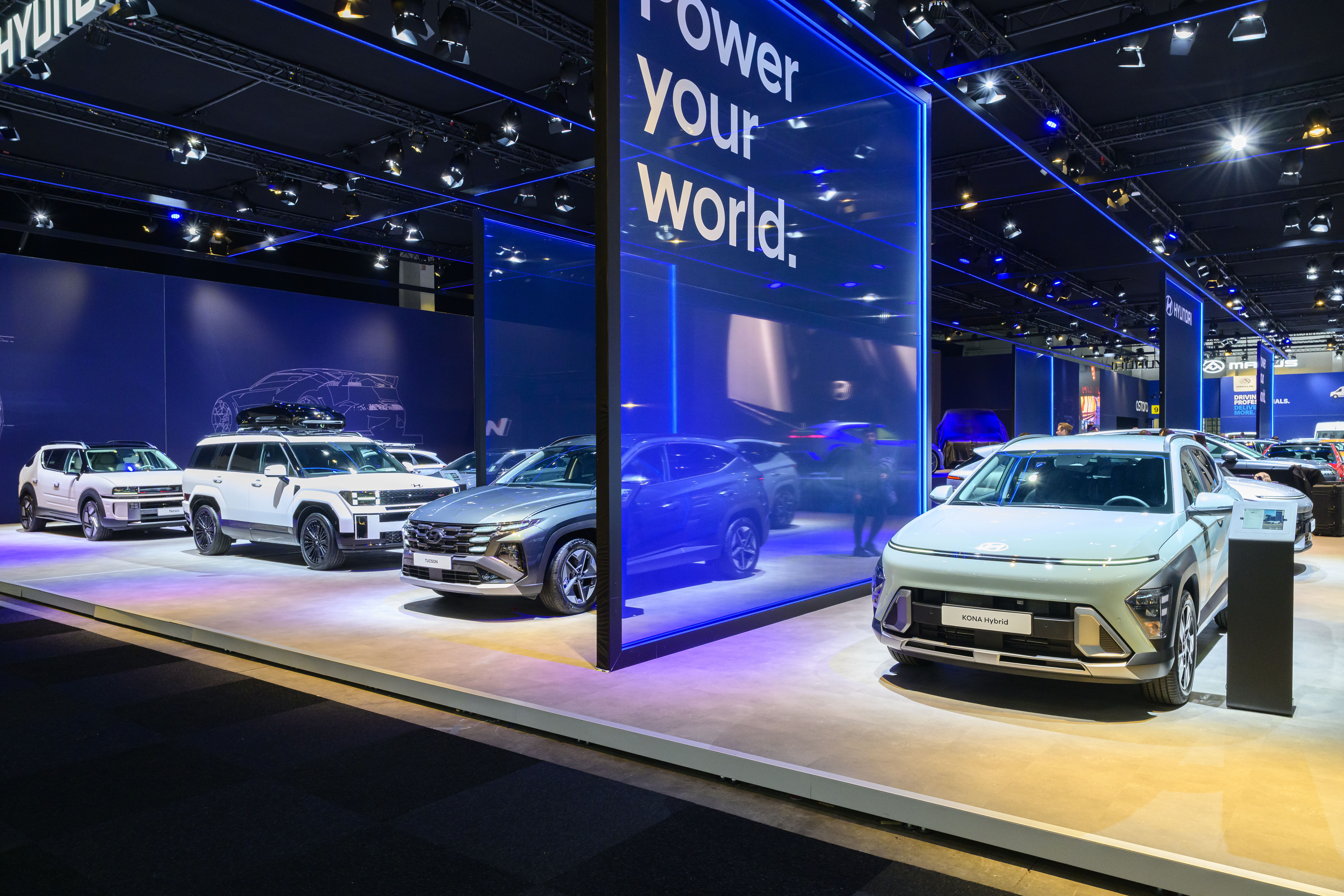 BRUSSELS, BELGIUM - JANUARY 09: Hyundai Kona Hybrid compact crossover suv at the Hyundai motor show stand on display at the AutoSalon press preview on January 09, 2026 in Brussels, Belgium. The 102nd Brussels Motor Show has firmly established itself on the international calendar, featuring over 60 car brands and more than 20 motorcycle brands, and visited by over 270,000 people. (Photo by Sjoerd van der Wal/Getty Images)