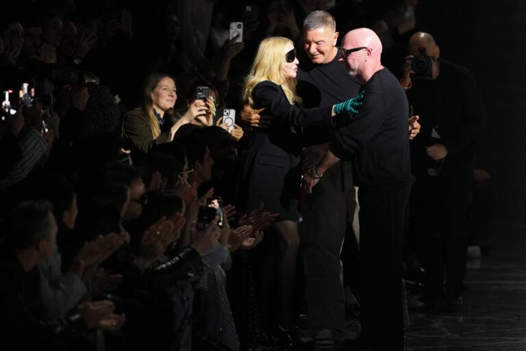 Madonna steals the spotlight at Dolce & Gabbana’s Milan Fashion Week runway show