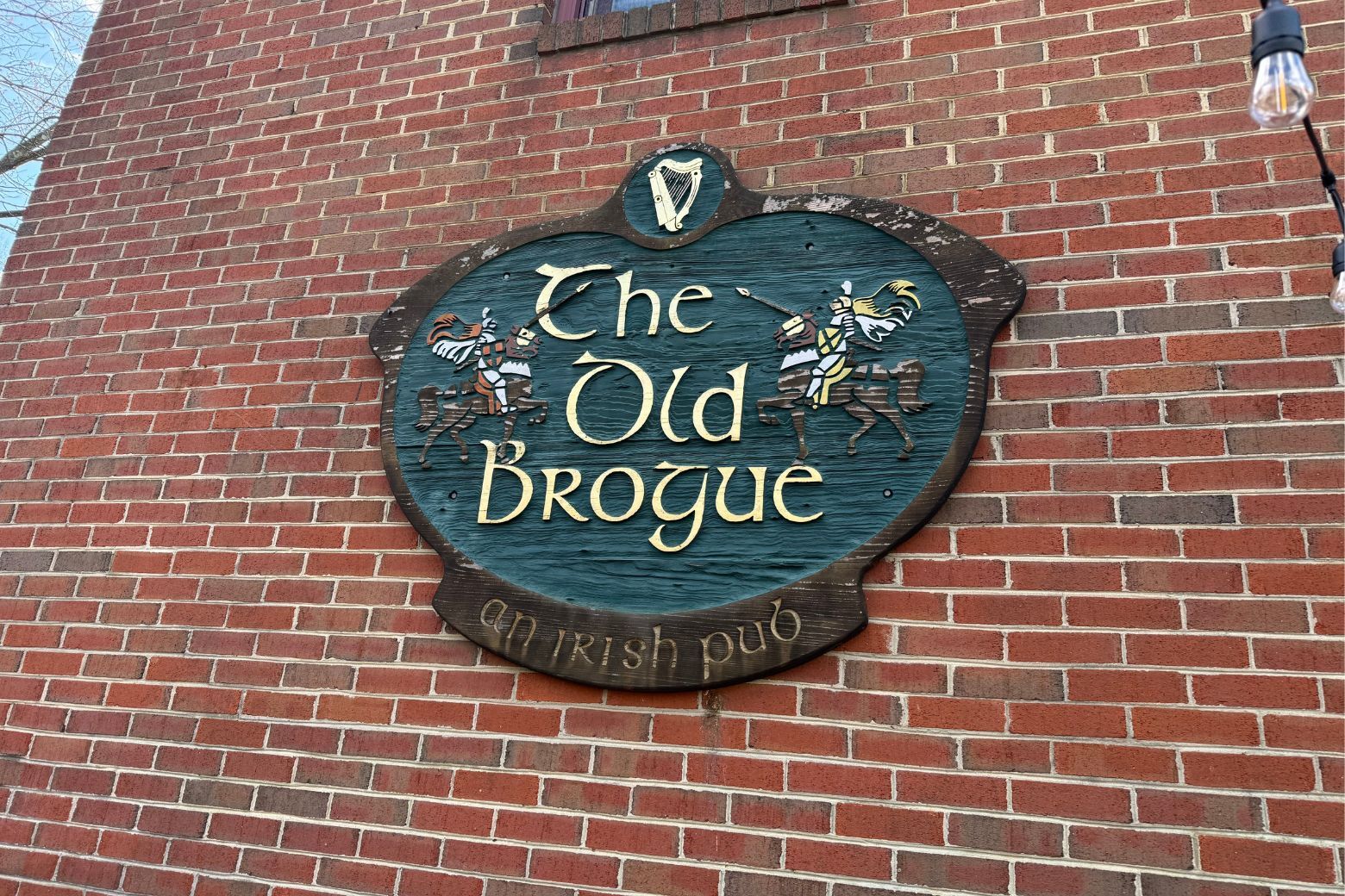 sight outside The Old Brogue Irish Pub