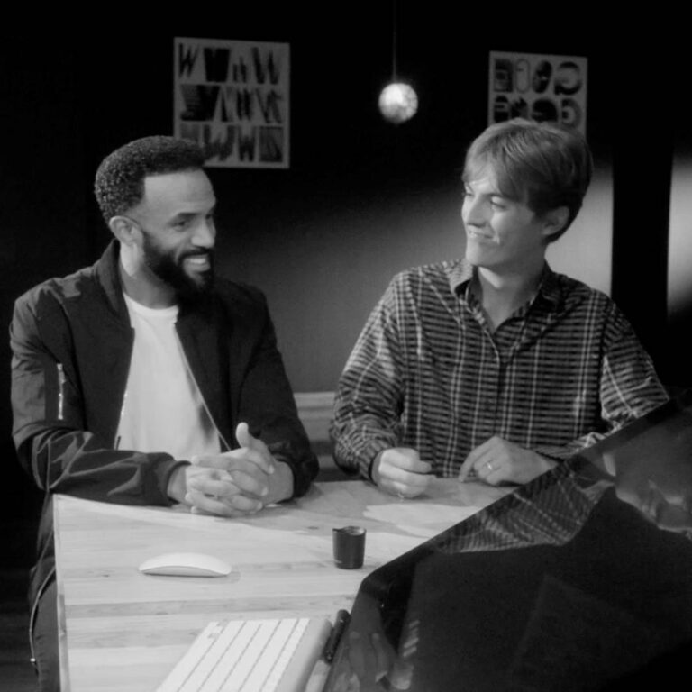 Craig David and Francis Bourgeois on a Train